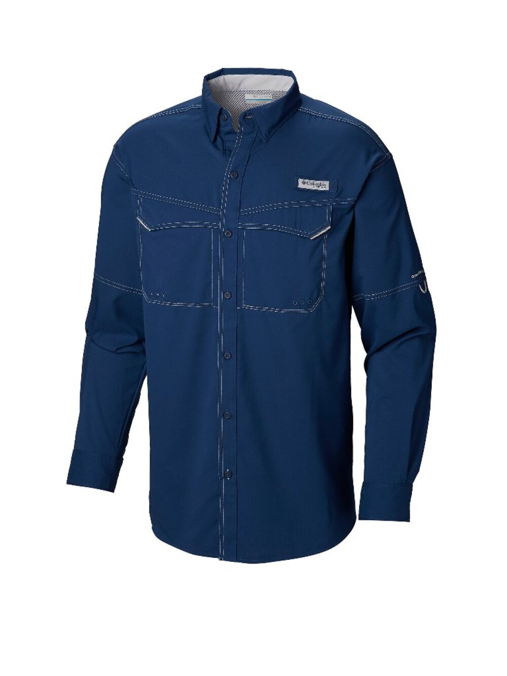Columbia Men's Low Drag Offshore Long Sleeve Shirt, Carbon Gray, MD